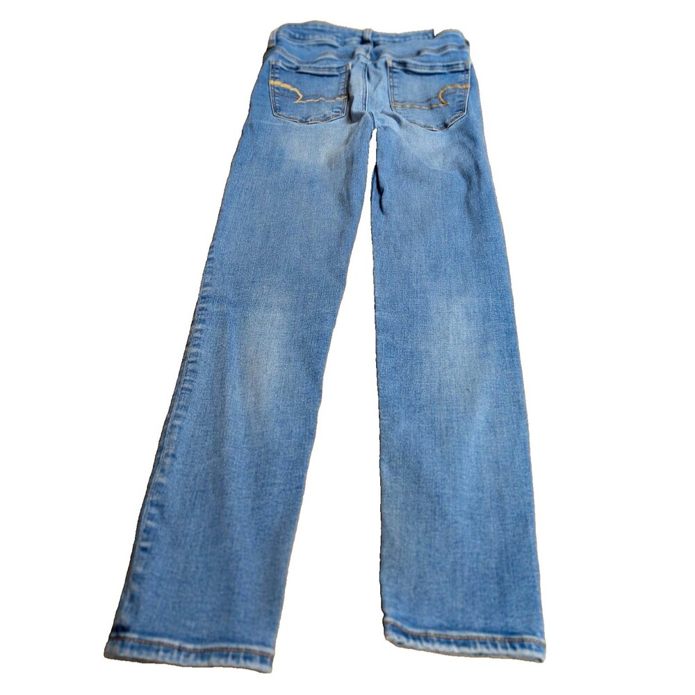 American Eagle Outfitters Next Level Stretch High Rise Jegging Blue 6 Slim